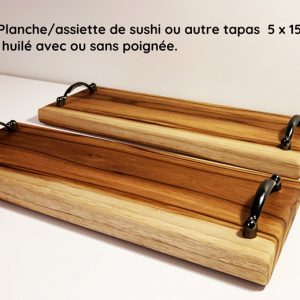 Tableau Annie S. Hamlin -Planche assiette a sushi
