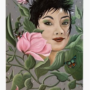 Tableau Annie S. Hamlin -La-reine-des-papillons
