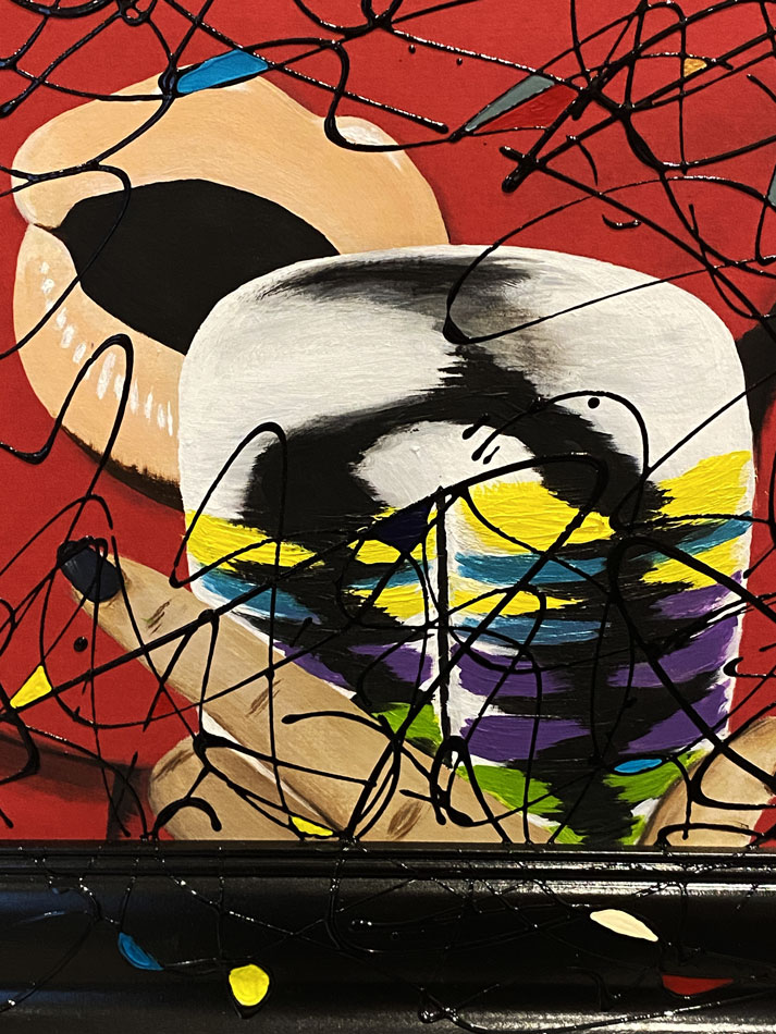 Tableau Annie S. Hamlin- Elle met de la couleur dans nos vies