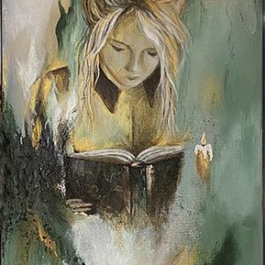 Tableau Annie S. Hamlin- La liseuse